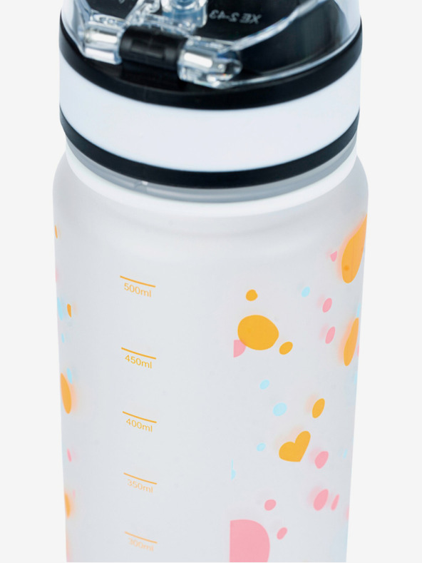 BAAGL  Weiße tritan Trinkflasche pet, 500 ml Baagl