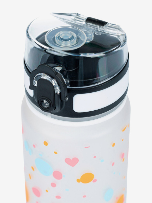 BAAGL  Weiße tritan Trinkflasche pet, 500 ml Baagl