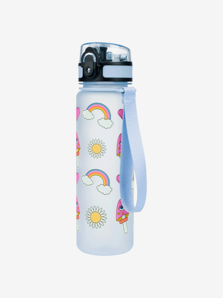 BAAGL  Blaue tritan Trinkflasche hippie, 500 ml Baagl