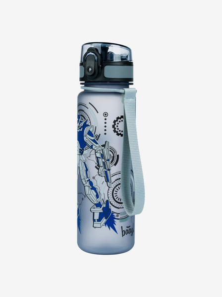 BAAGL  Graue tritan Trinkflasche robots, 500 ml Baagl