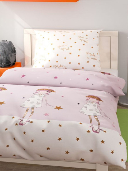 Kvalitex Bettwäsche für junge Leute 140x200, 70x90cm Girls
