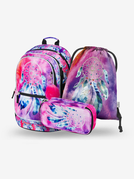 BAAGL  BAAGL 3 SET Core Dream Catcher: Rucksack, Mäppchen und Tasche BAAGL