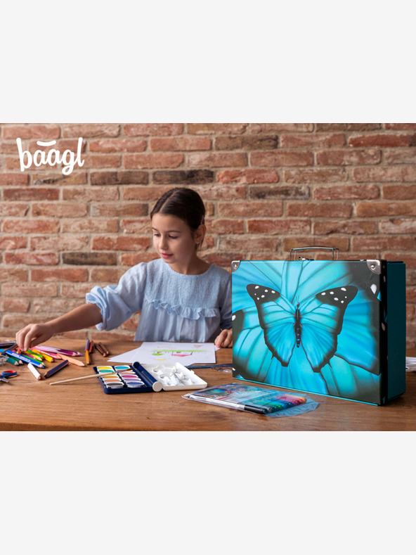 BAAGL  BAAGL Faltbare Schultasche Butterfly mit Beschlägen BAAGL