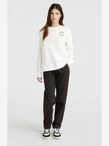 O'Neill O'Neill T-SHIRT Damen T-Shirt mit langen Ärmeln Weiß
