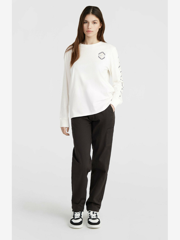 O'Neill O'Neill T-SHIRT Damen T-Shirt mit langen Ärmeln Weiß