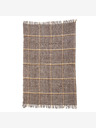 Balkanova Wolldecke Elma XI - braun und beige kariert