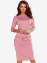 numoco Sportkleid mit Bändern und Taschen – pastellrosa Numoco