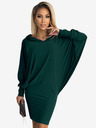numoco Fledermauskleid mit Kapuze - grün Numoco