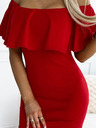 numoco Marbella - Spanisches Grippe-Bleistiftkleid - Rot Numoco