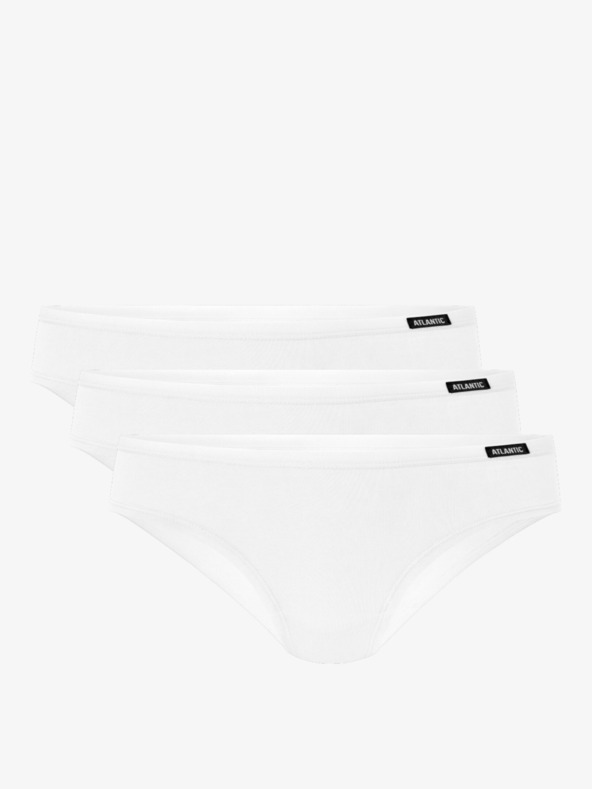 Atlantic Klassischer Damen-Bikini-Slip ATLANTIC 3er-Pack