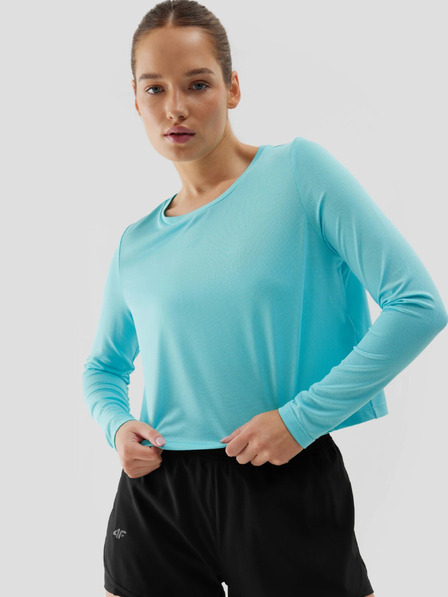 4F Langärmeliges, lockeres, schnell trocknendes Sport-T-Shirt für Damen 4F