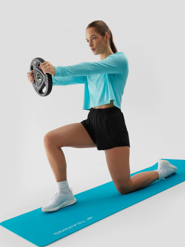 4F Langärmeliges, lockeres, schnell trocknendes Sport-T-Shirt für Damen 4F