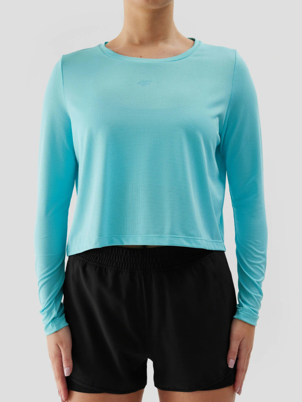 4F Langärmeliges, lockeres, schnell trocknendes Sport-T-Shirt für Damen 4F