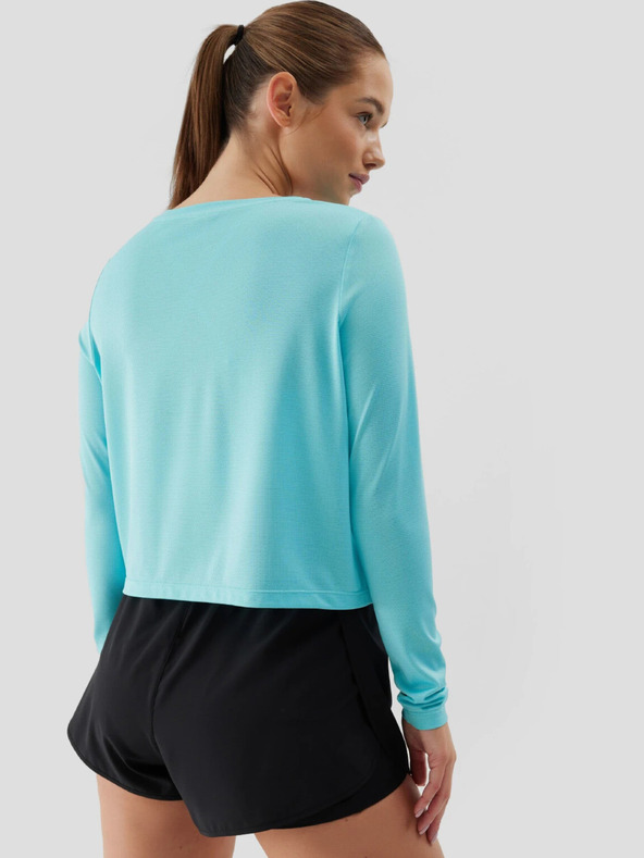 4F Langärmeliges, lockeres, schnell trocknendes Sport-T-Shirt für Damen 4F