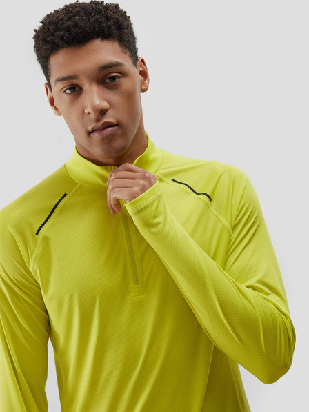 4F Herren Langarm schnell trocknendes Laufshirt 4F