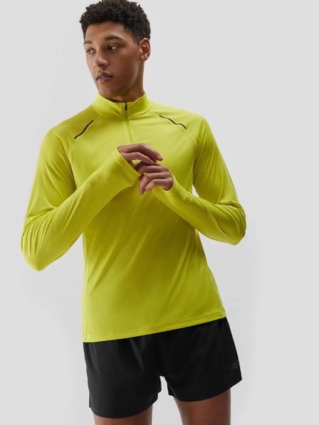 4F Herren Langarm schnell trocknendes Laufshirt 4F