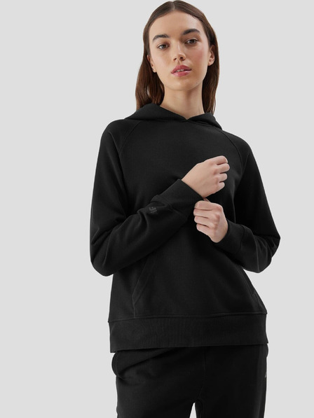 4F Damen-Kapuzensweatshirt ohne Reißverschluss und Kapuze 4F