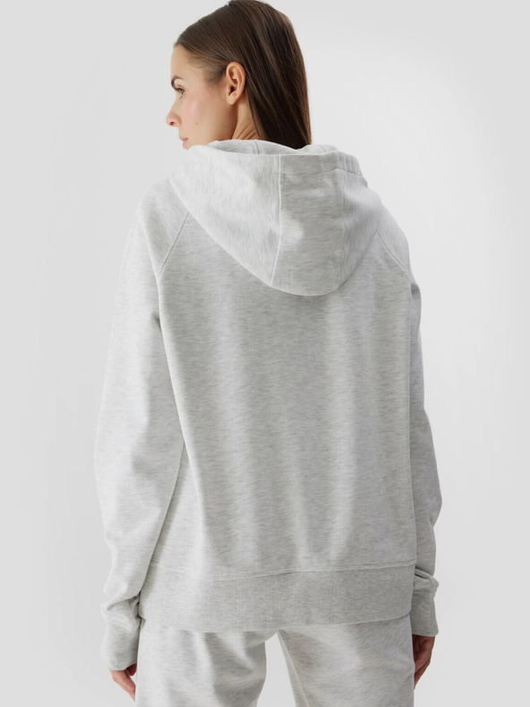 4F Damen-Kapuzensweatshirt ohne Reißverschluss und Kapuze 4F