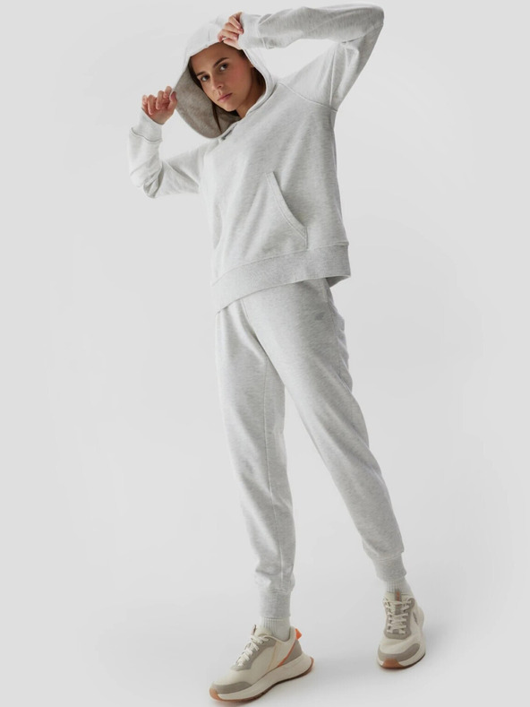 4F Damen-Kapuzensweatshirt ohne Reißverschluss und Kapuze 4F