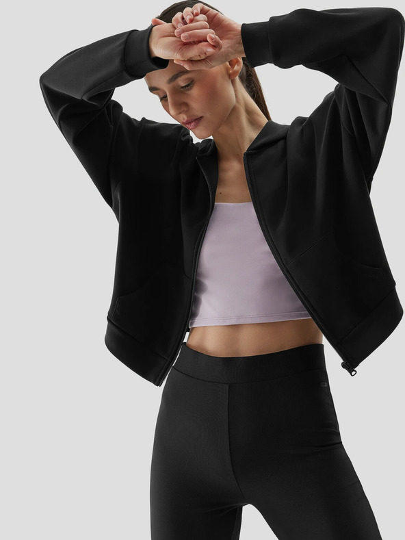 4F Damen-Sweatshirt ohne Reißverschluss mit Modalzusatz 4F