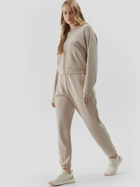 4F Damen-Kapuzen-Sweatshirt mit Reißverschluss 4F