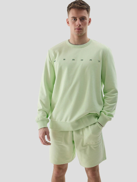 4F Herrensweatshirt ohne Reißverschluss und ohne Kapuze 4F
