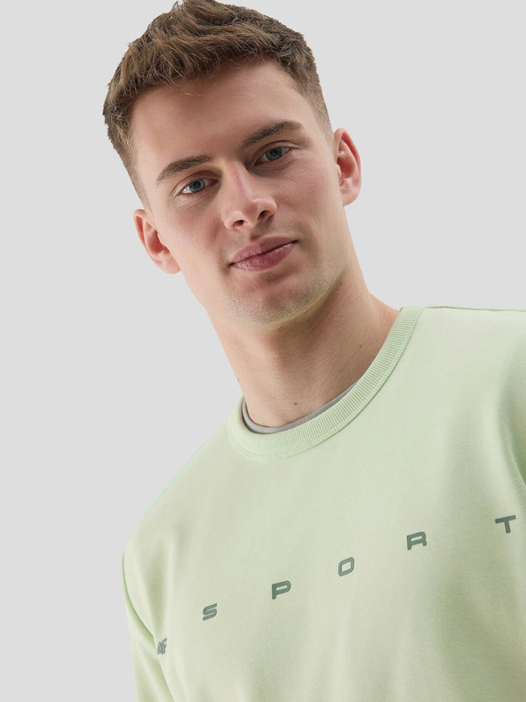 4F Herrensweatshirt ohne Reißverschluss und ohne Kapuze 4F