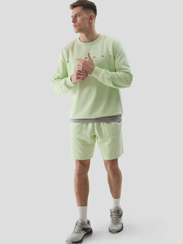 4F Herrensweatshirt ohne Reißverschluss und ohne Kapuze 4F