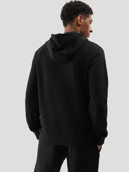 4F Herren-Kapuzen-Sweatshirt aus Bio-Baumwolle ohne Reißverschluss und Kapuze 4F