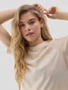 4F Einfarbiges Damen-T-Shirt mit Bio-Baumwolle 4F