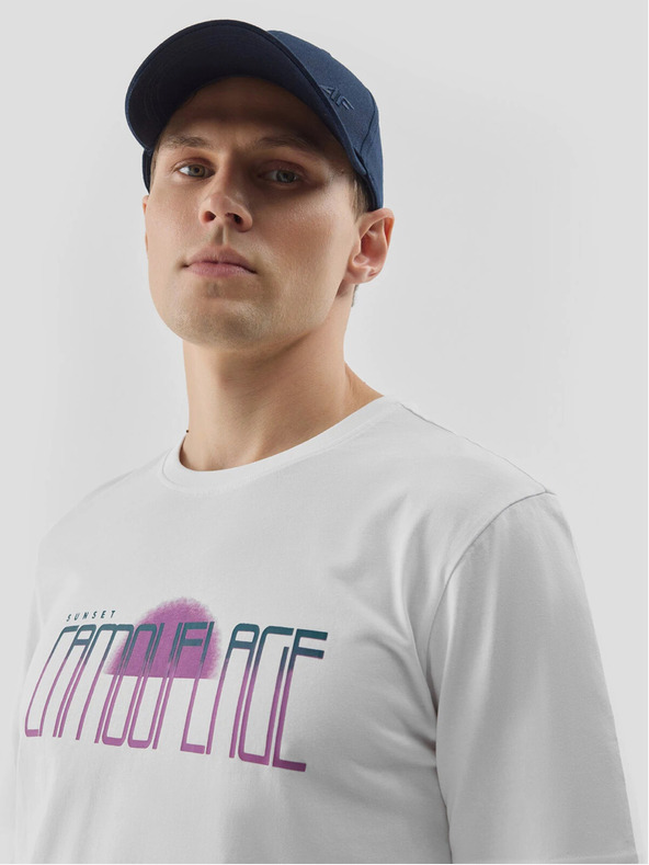 4F Bedrucktes Herren-T-Shirt 4F