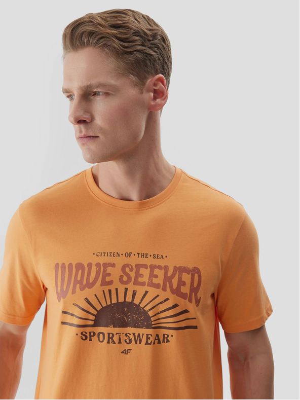 4F Bedrucktes Herren-T-Shirt 4F