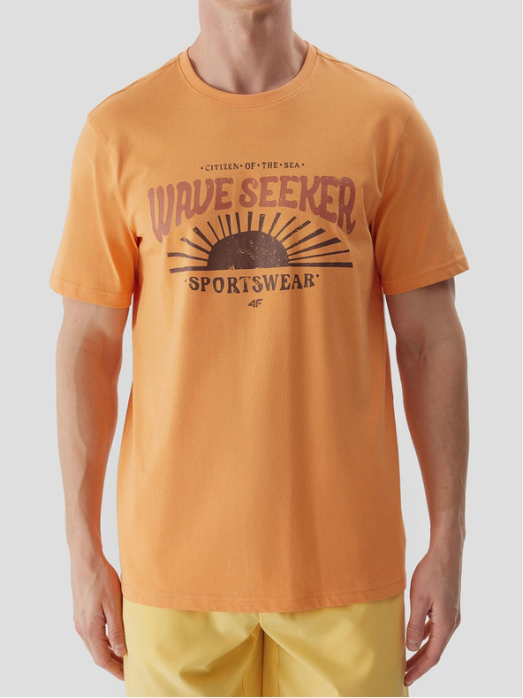 4F Bedrucktes Herren-T-Shirt 4F