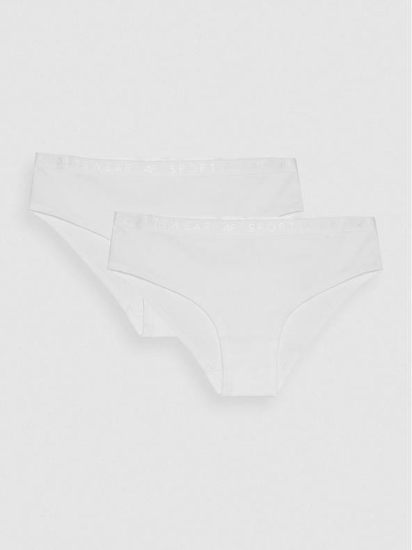 4F Damen Unterwäsche Slip 4F 2 Stück