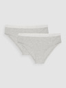 4F Damen Unterwäsche Slip 4F 2 Stück