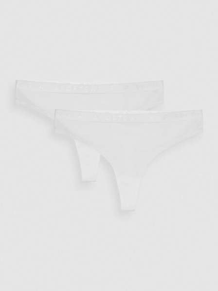 4F Damen Unterwäsche Slip 4F 2 Stück