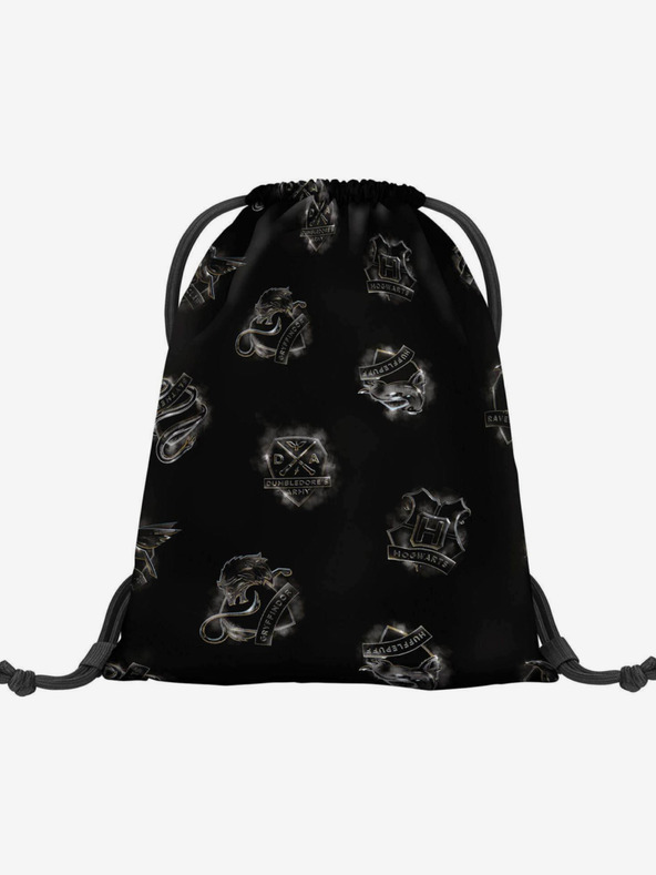 BAAGL  Schwarzes Schulset - Rucksack, Federmäppchen, Tasche Baagl Core Harry Potter Hogwarts