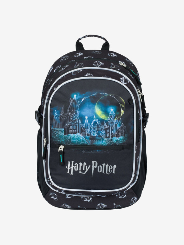 BAAGL  Schwarzes Schulset - Rucksack, Federmäppchen, Tasche Baagl Core Harry Potter Hogwarts