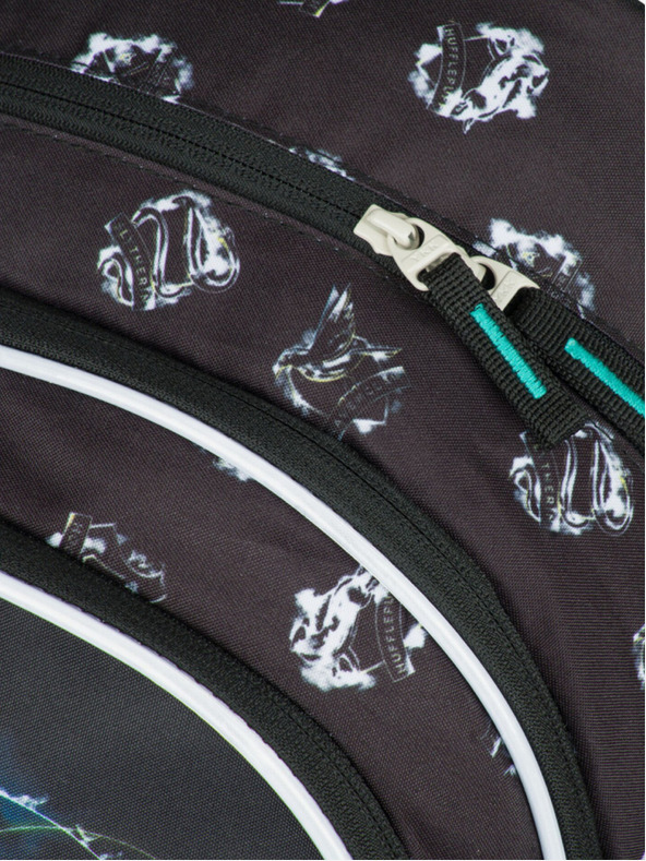 BAAGL  Schwarzes Schulset - Rucksack, Federmäppchen, Tasche Baagl Core Harry Potter Hogwarts