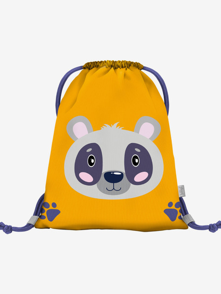 BAAGL  Gelbe Vorschultasche Baagl Waschbär