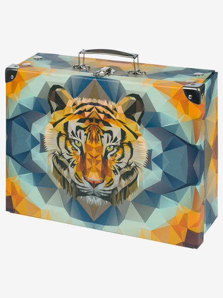 BAAGL  Orange faltbare Schultasche mit Beschlägen Baagl Tiger