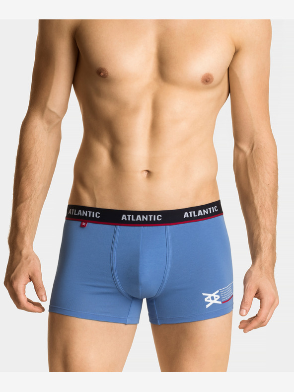 Atlantic 3er-Pack Herren ATLANTIC Boxershorts - marineblau