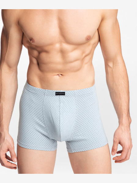 Atlantic 3-PACK Herren Boxershorts ATLANTIC Blau/Marine/Grau