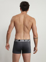 DIM Dreier-Set Sport-Boxershorts in Grau, Blau und Schwarz DIM SPORT MICROFIBRE BOXER 3x