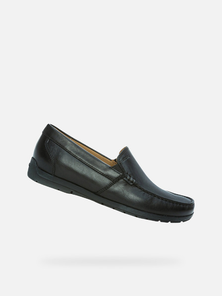 Geox Schwarze Herren Geox Siron Slipper w
