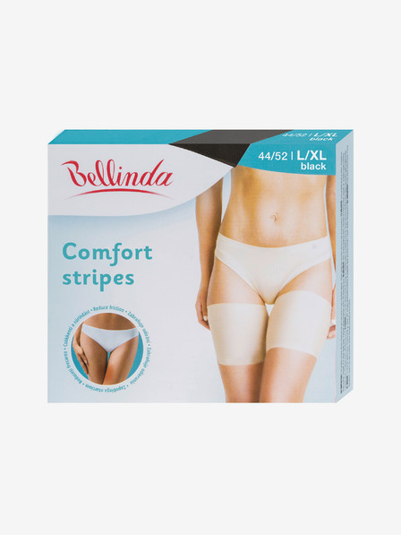 Bellinda Schwarze Bellinda Comfort Stripes für Damen zum Schutz und zur Vermeidung von Reibung