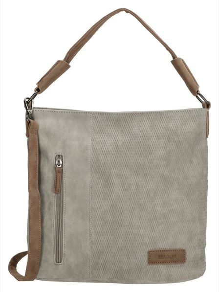Beagles Handtasche Beagles Brunete 17596 Hellgrau