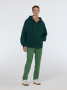 Scotch & Soda Dunkelgrüner Herren-Kapuzenpullover Scotch & Soda