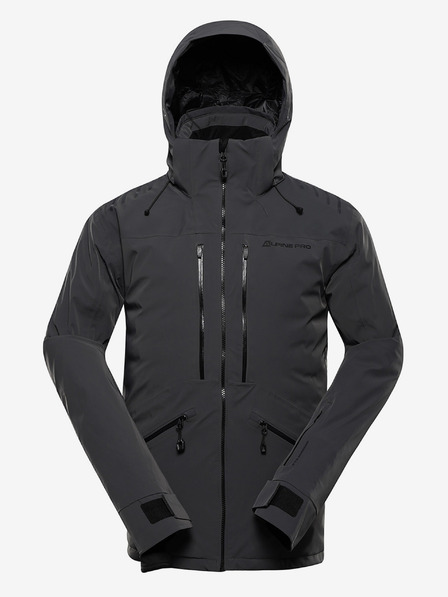 ALPINE PRO Herren Skijacke mit ptx Schneemembran ALPINE PRO REAS dk.true gray