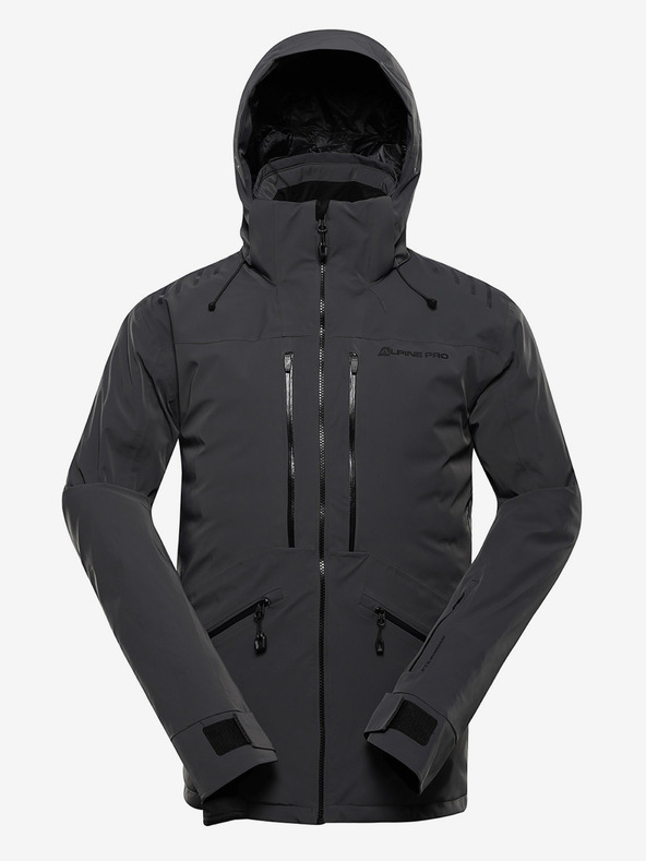 ALPINE PRO Herren Skijacke mit ptx Schneemembran ALPINE PRO REAS dk.true gray